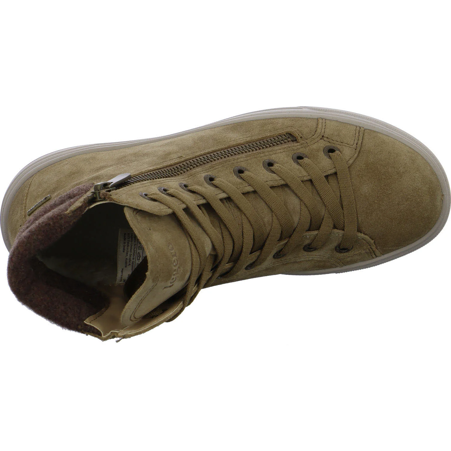 Legero Damen Schnürstiefel warm 2-000476-4400 Milena palude (beige) H (weit)