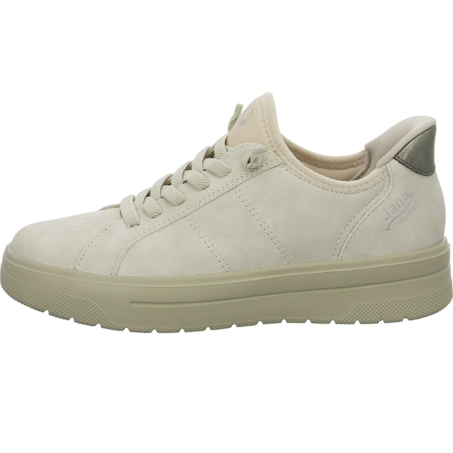 Element 6 von 8 (Bild) – Jana Damen Slipper 8-23764-45/109 8-23764-45 offwhite H (weit)