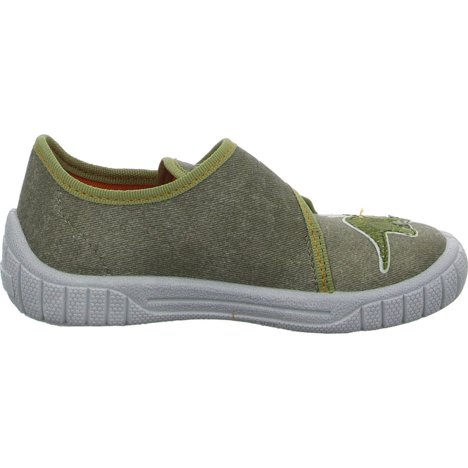 Superfit Kinder Hausschuhe 1-800271-7010 Bill grün/grau WMS mittel