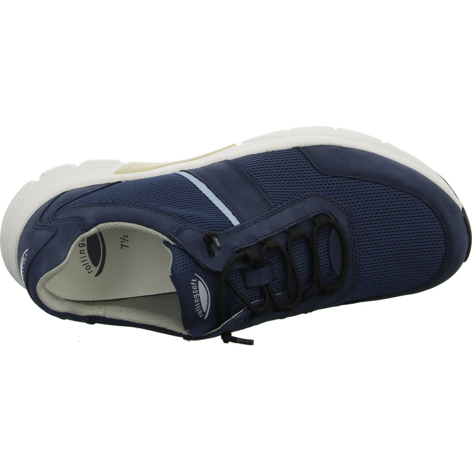 Gabor Rollingsoft Herren Slipper 8009.11.01 8009.11 jeans/azur G 1/2 (normal)