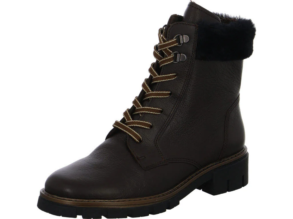 Ara Damen Schnürstiefel warm 12-23132-08 Dover-Stf. cacao, schwarz G (normal)