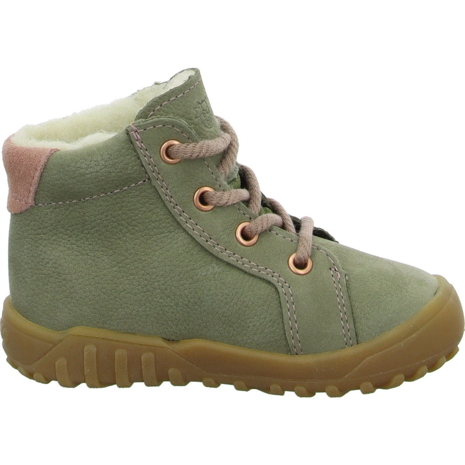 Ricosta Kinder Schnürstiefel 50 3301003/530 Dusty eukalyptus WMS weit
