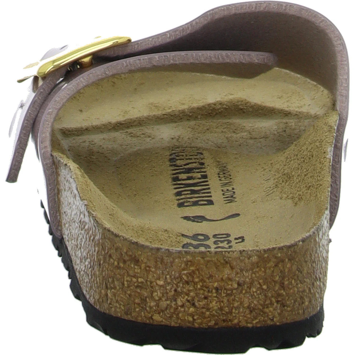 Element 4 von 8 (Bild) – BIRKENSTOCK Pantoletten 1029389 Catalina Cushion Buckle patent faded purple schmal
