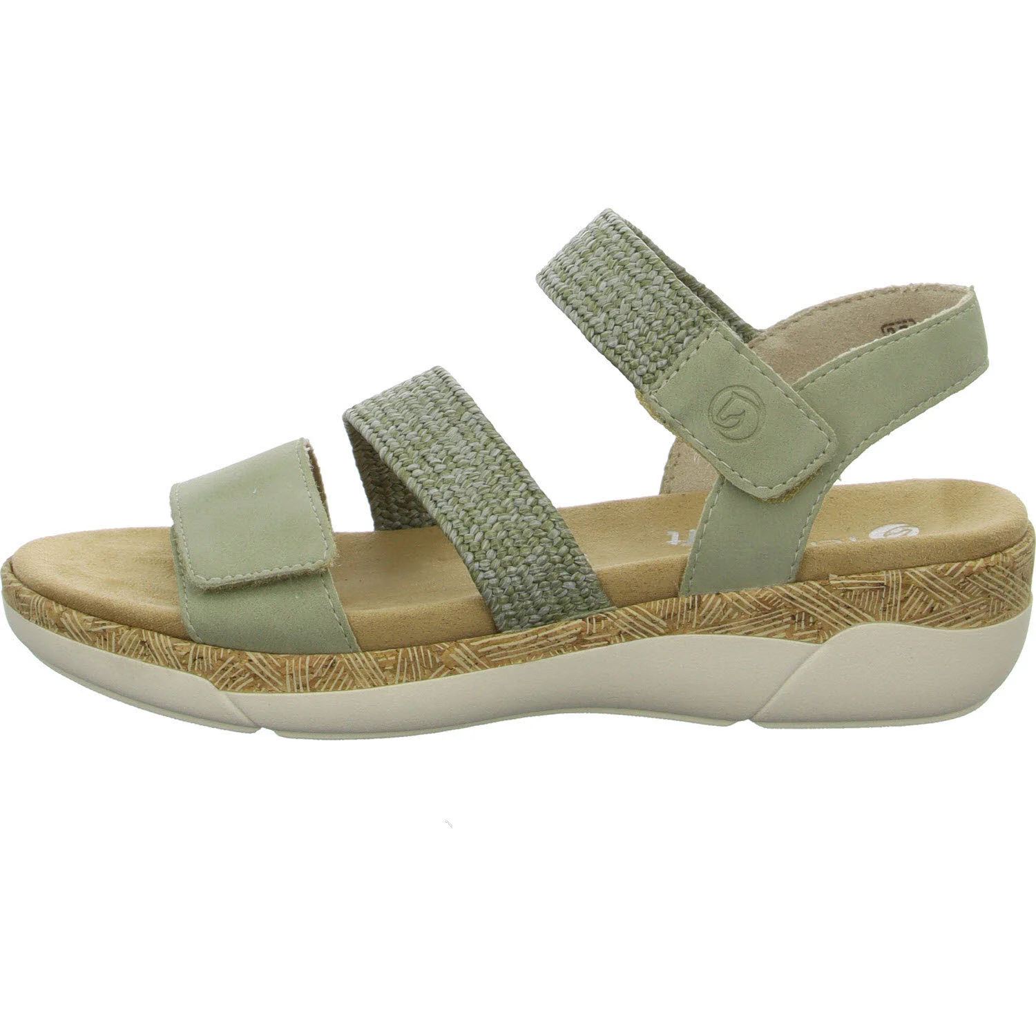 Element 6 von 8 (Bild) – Remonte Damen Sandalen R6861-52 R6861 salbei/olive F 1/2 (normal)