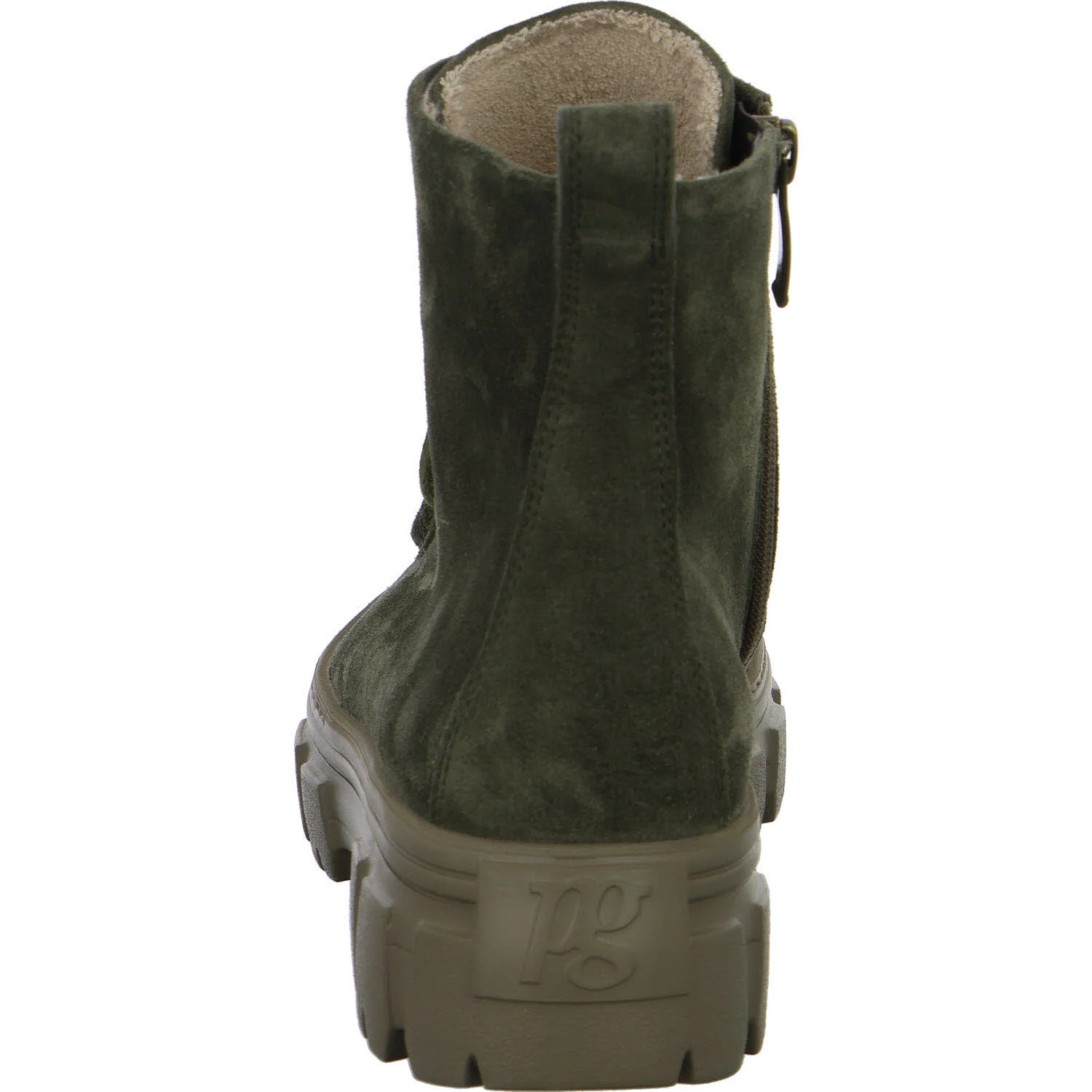 Paul Green Damen Schnürstiefel 5499-045 5499 olive normal