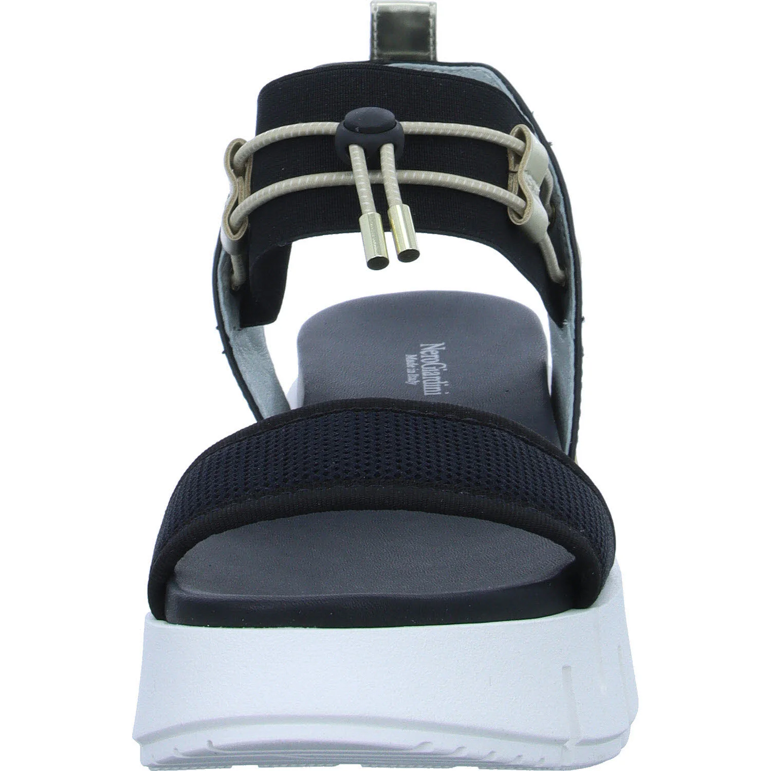 NeroGiardini Damen Sandalen E410700D 100 E410700D nero normal