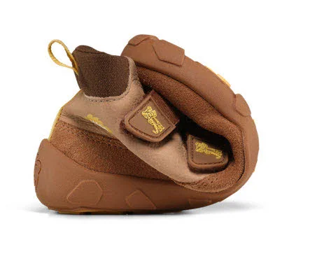 Affenzahn Kinder Schaftstiefel 01488-70111 Übergangsschuh Leder Friendy Tiger gelb, braun, beige normal