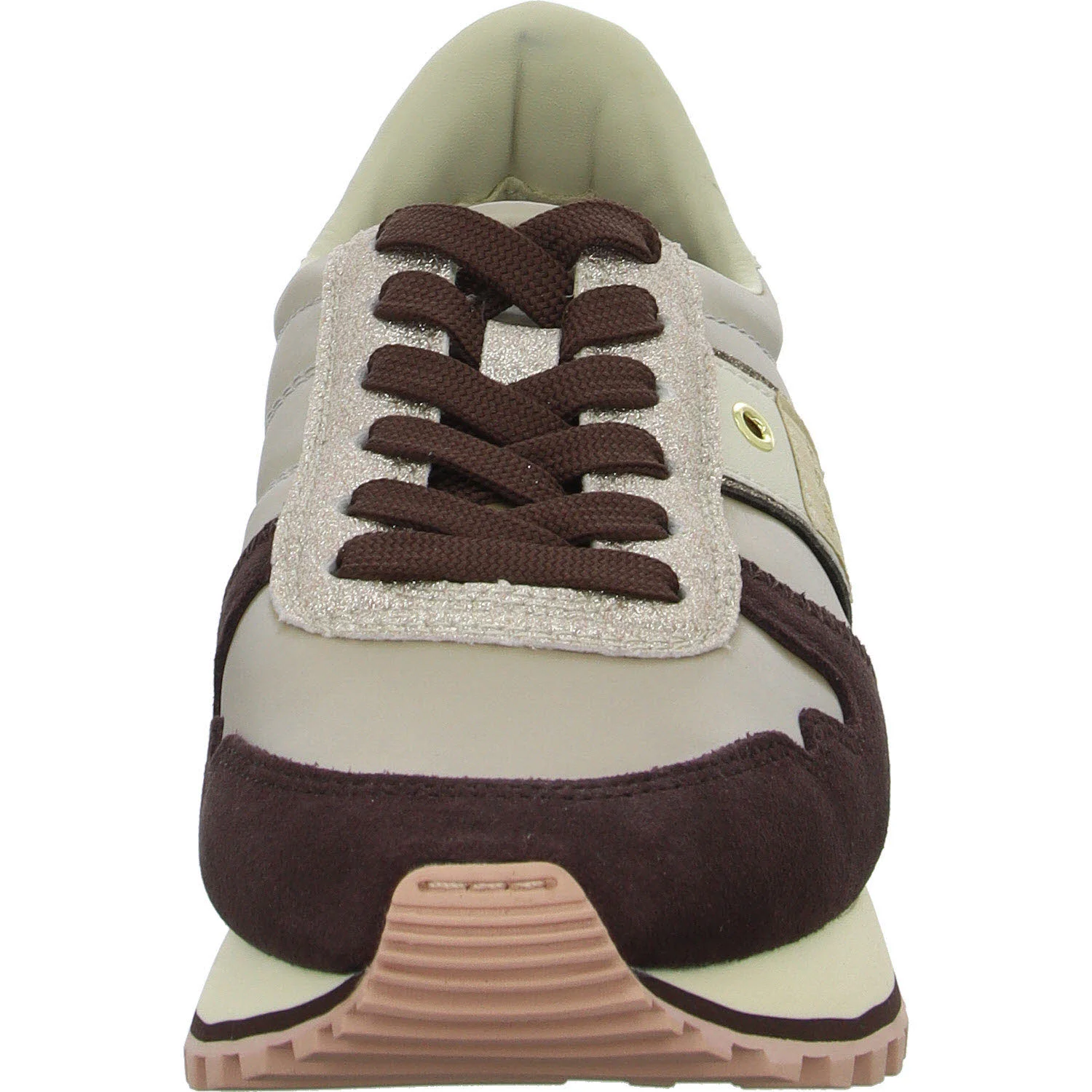 Blauer Damen Schnürschuhe F5MILLEN03/NYS MILLEN03 bordeaux/taupe normal