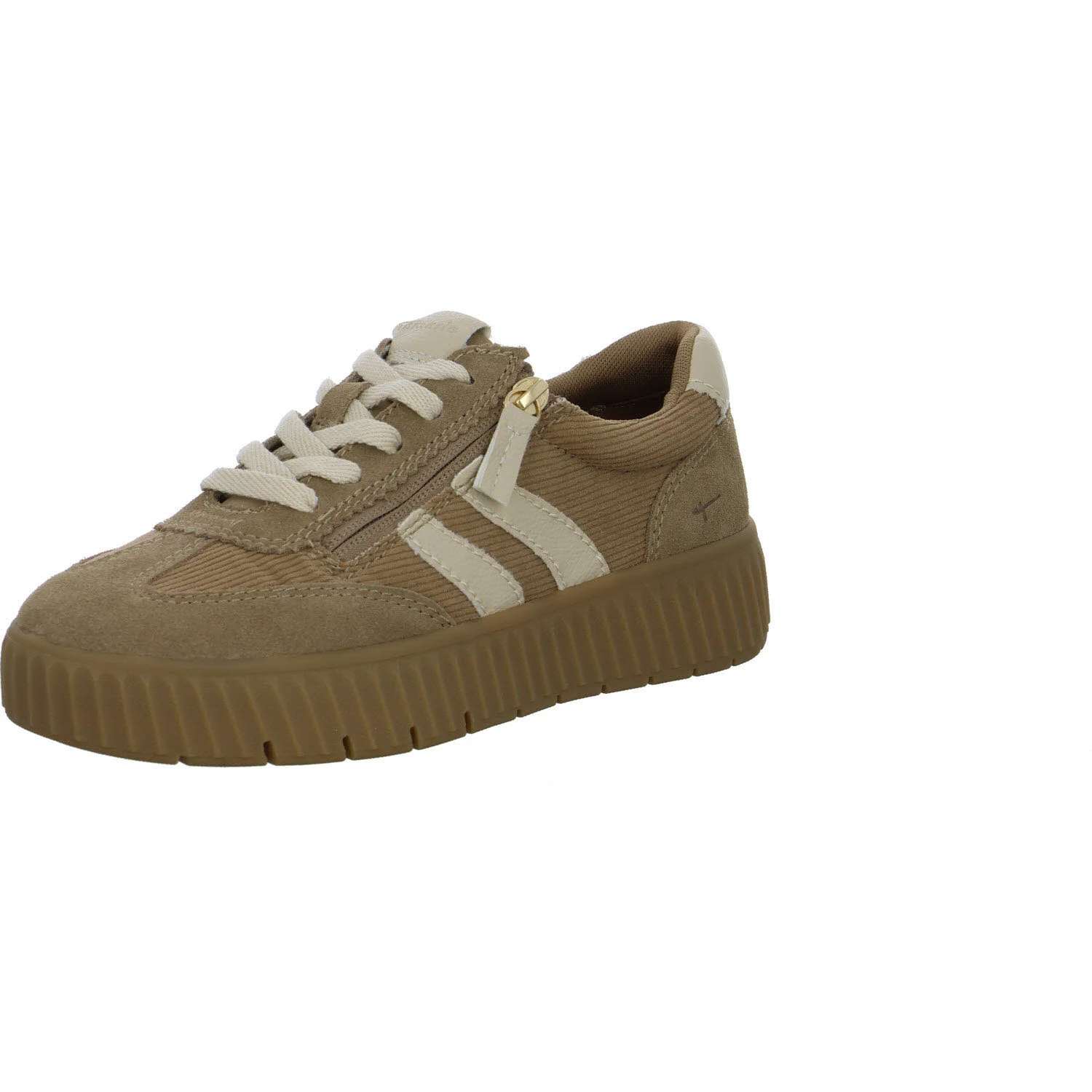 Tamaris Comfort Damen Schnürschuhe 8-83739-47/321 8-83739-47 camel/cord weit