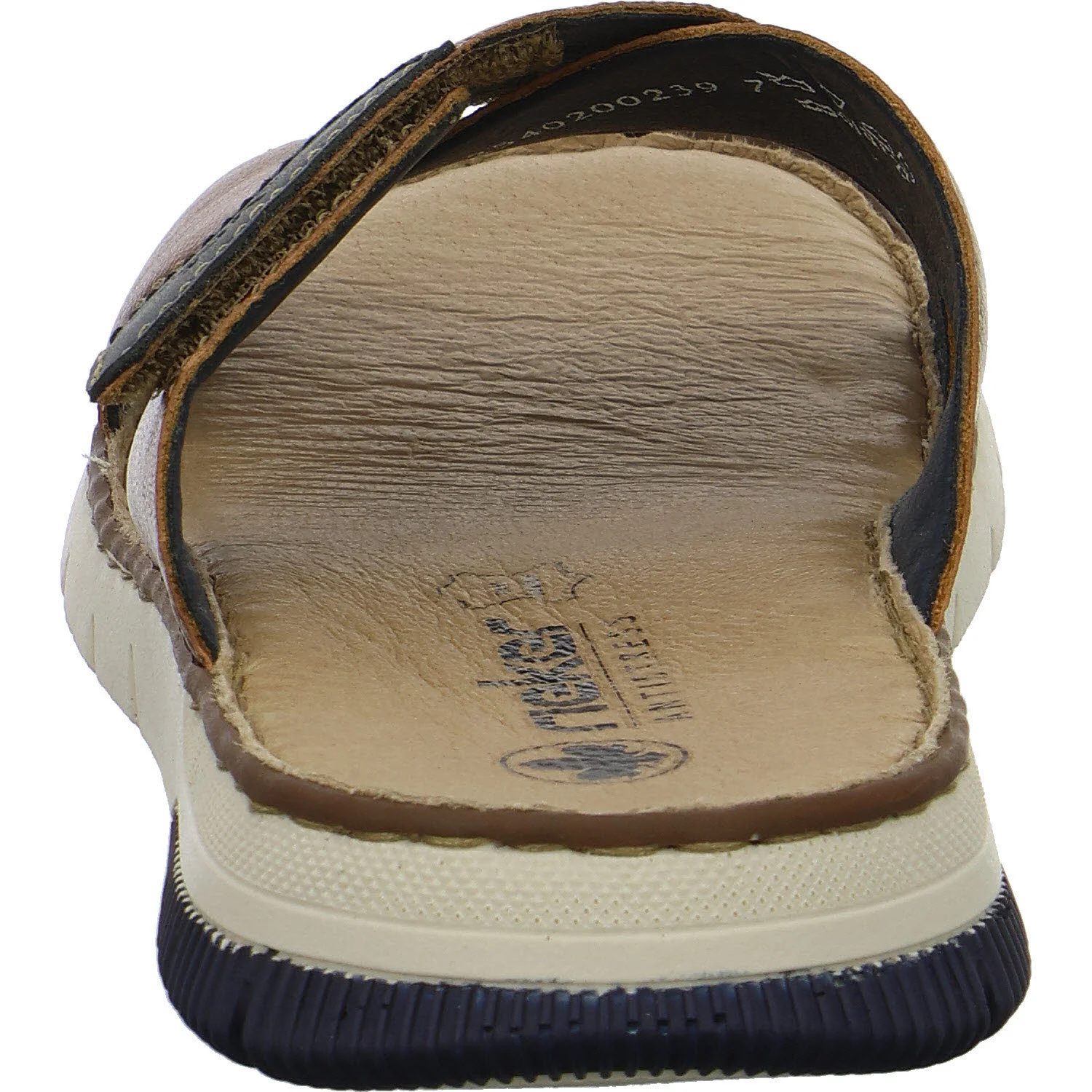 Rieker Pantoletten 25283-22 25283 cuoio/denim G 1/2 (weit)