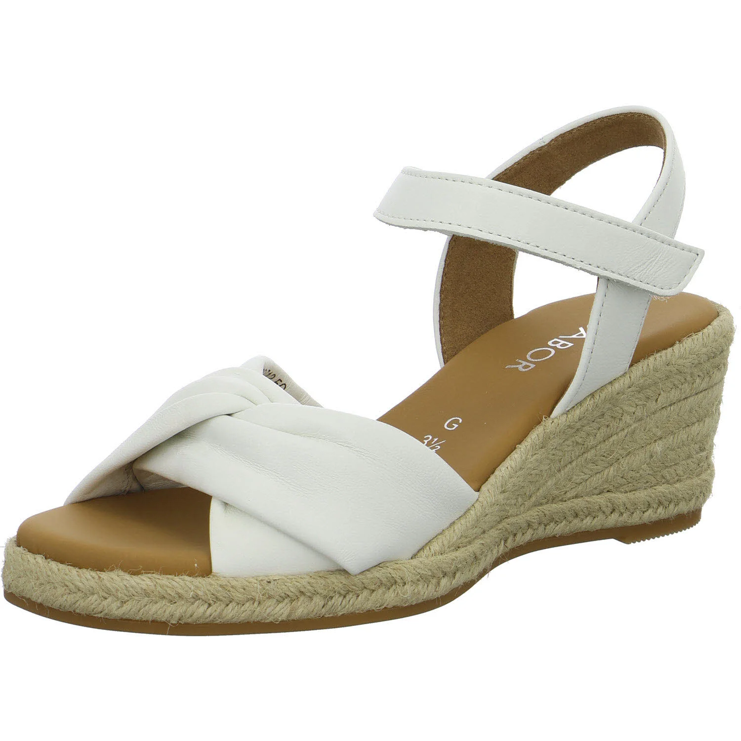 Gabor Damen Sandalen 82.712.50 82.712 weiss (Jute) G (normal)