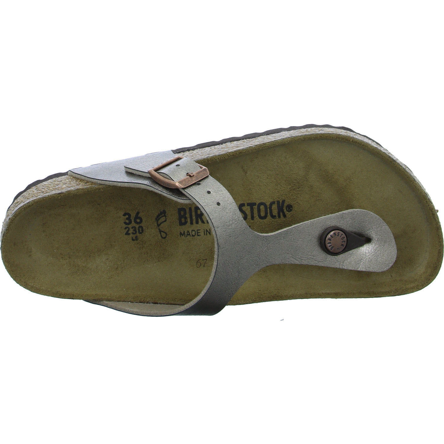 BIRKENSTOCK Pantoletten 1016144 Gizeh graceful taupe normal