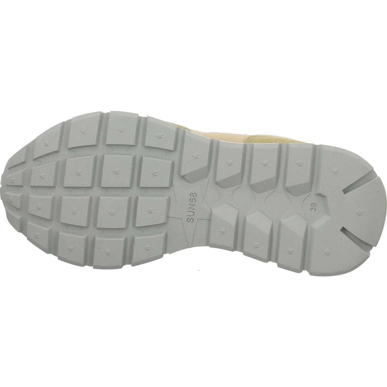 SUN68 Damen Schnürschuhe Z35201 16 ALLY SOLID NYLON beige normal