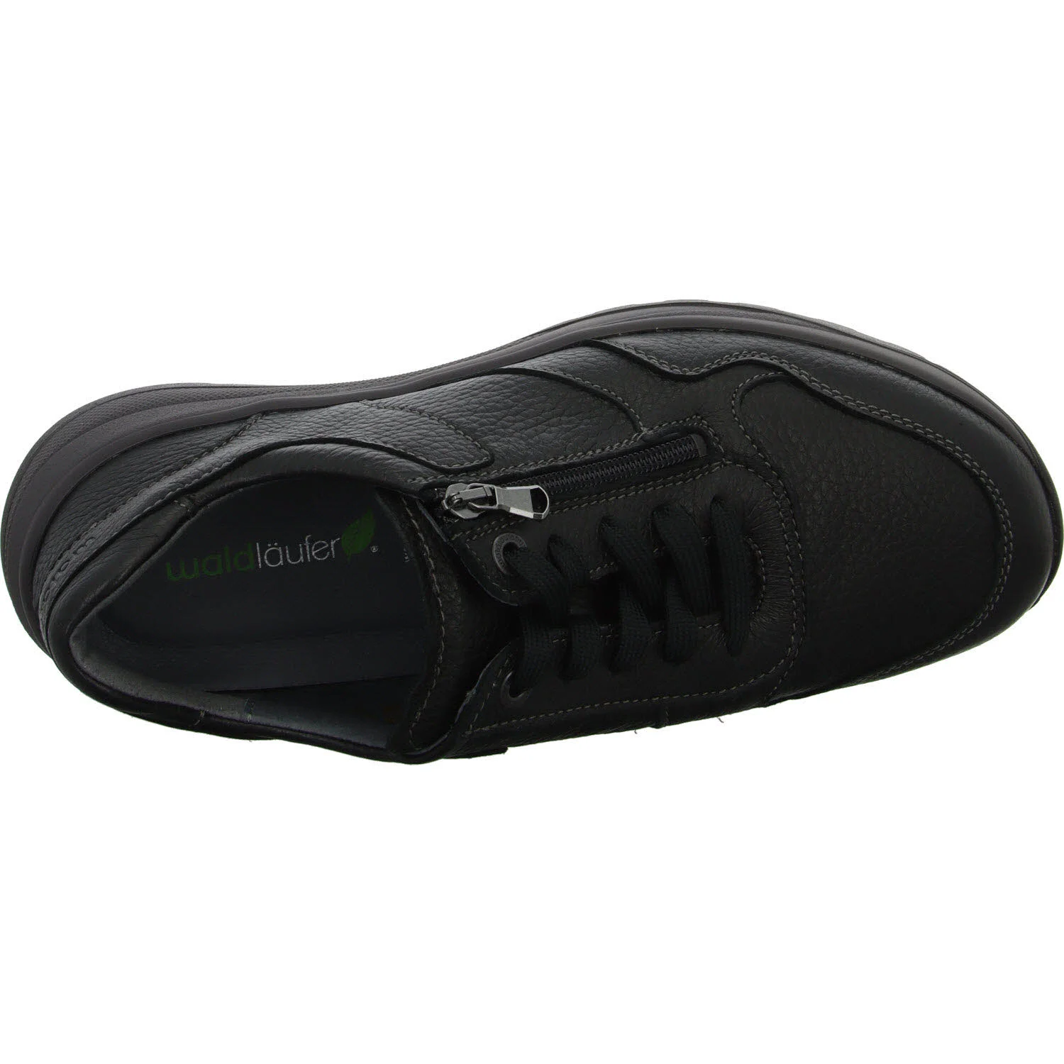 Element 8 von 8 (Bild) – Waldläufer Herren Schnürschuhe 662002-199/001 K-John schwarz K (extra weit)