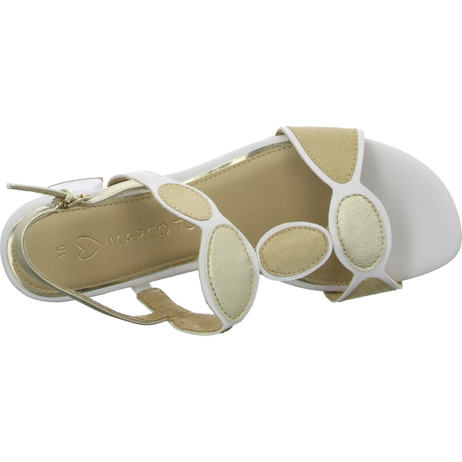 Element 8 von 8 (Bild) – Marco Tozzi Damen Sandalen 2-28231-44/197 2-28231-44 white comb normal