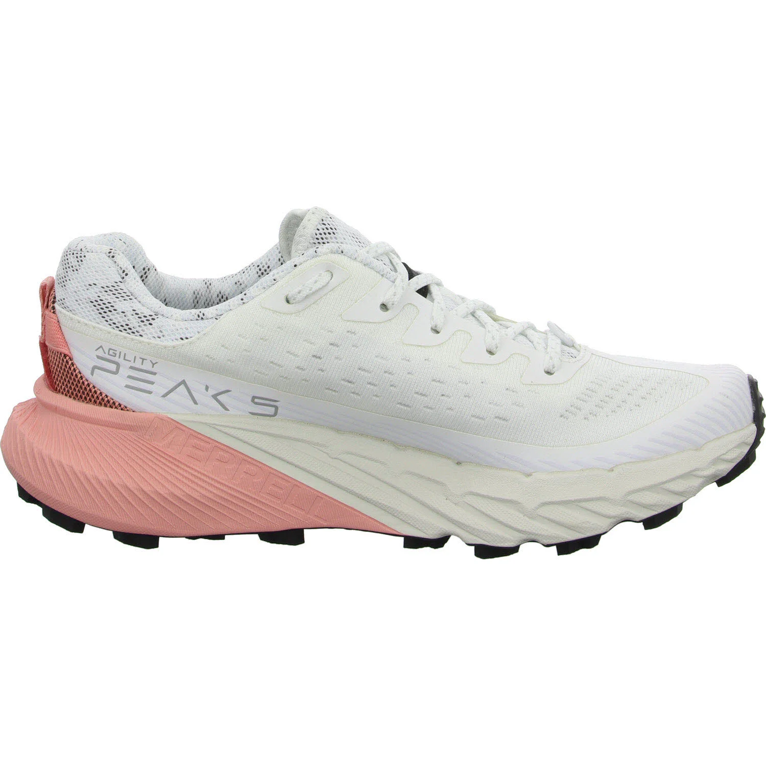Merrell Damen Schnürschuhe J068374 AGILITY PEAK 5 white/soft coral normal
