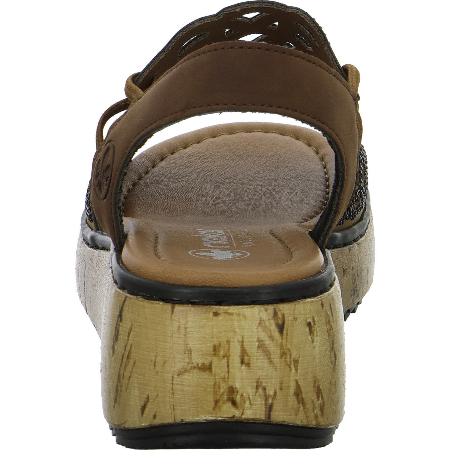 Rieker Damen Sandalen V1765-24 V1765 sherry G (weit)