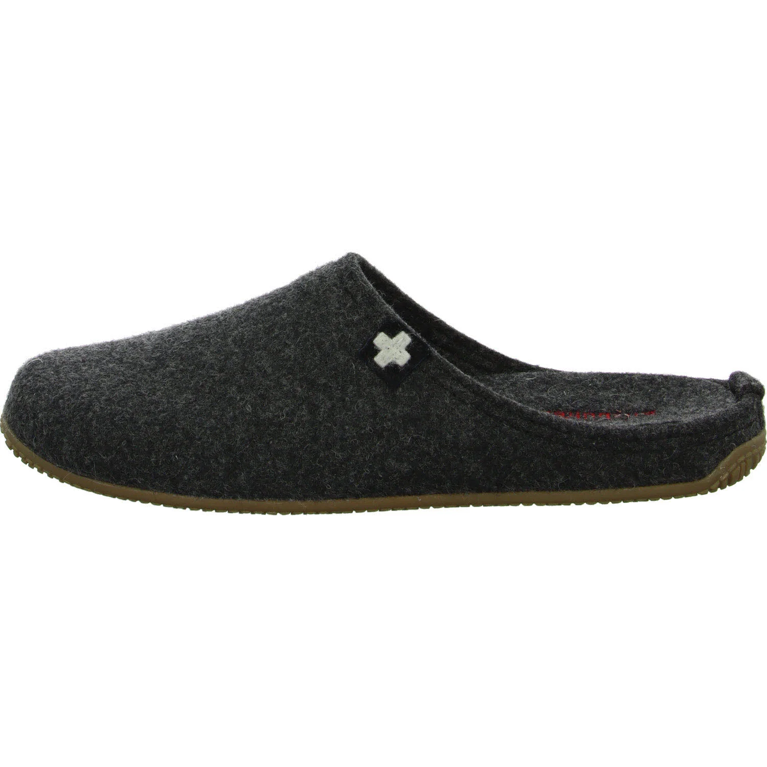 Living Kitzbühel Herren Winterpantoffel 3886-600/600 Gipfelkreuz Filz- Pantoffel anthra normal