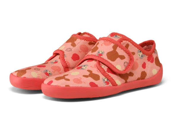 Affenzahn Kinder Hausschuhe 01398-40068 Hausschuh Baumwolle Movy Pony pink normal