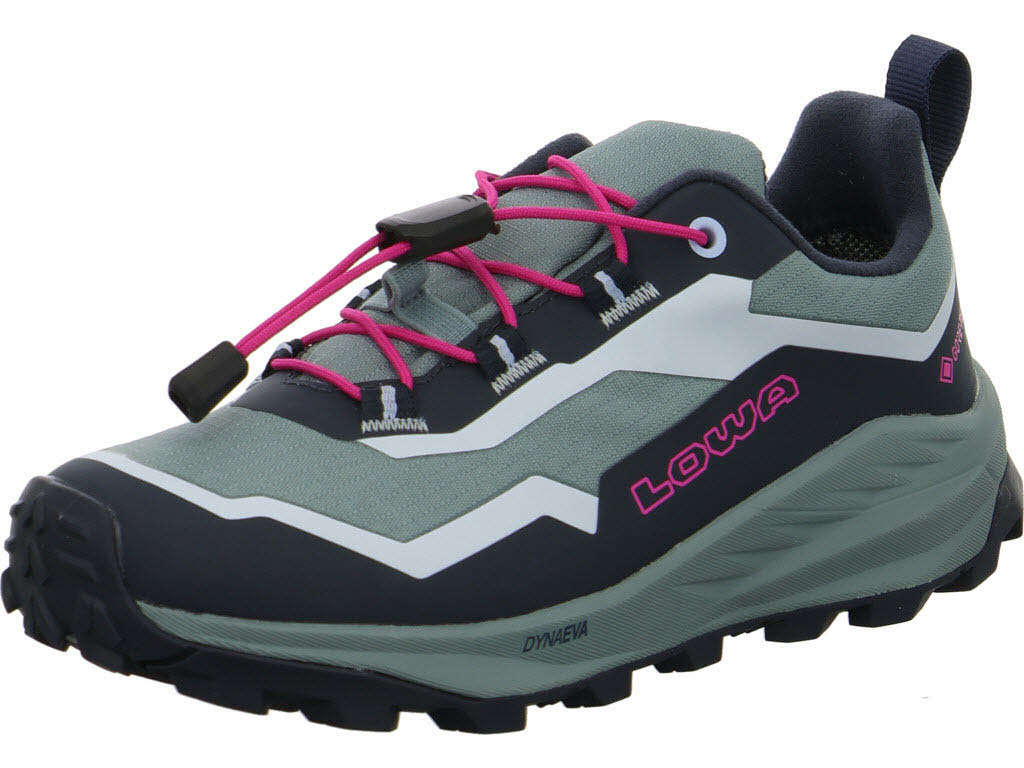 Lowa Kinderschuh zum Schlupfen 641640/6968 TRAILUX GTX LO JR navy/rauchblau normal