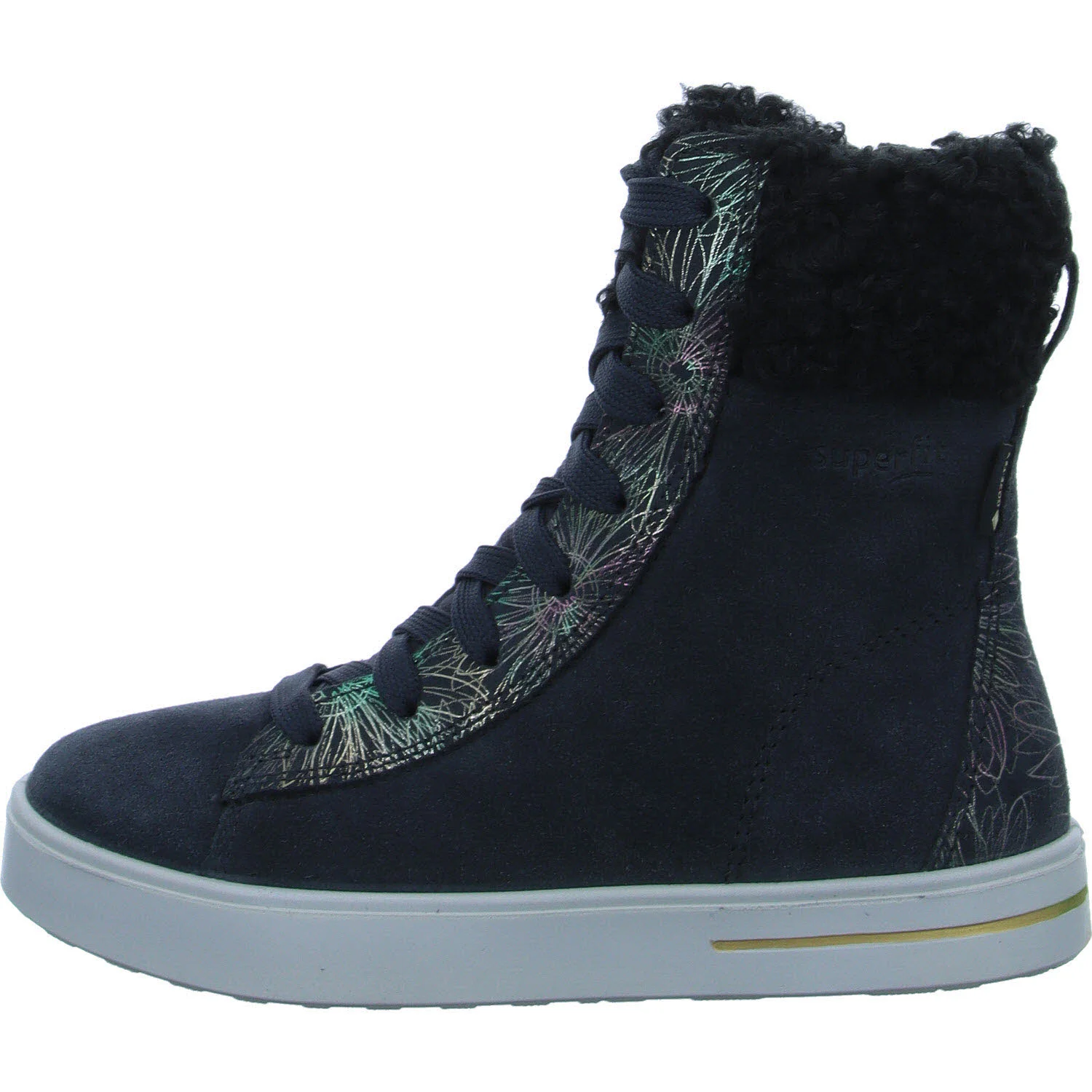 Element 6 von 8 (Bild) – Superfit Kinder Schnürstiefel 1-000813-2000 Stella GRAU WMS mittel