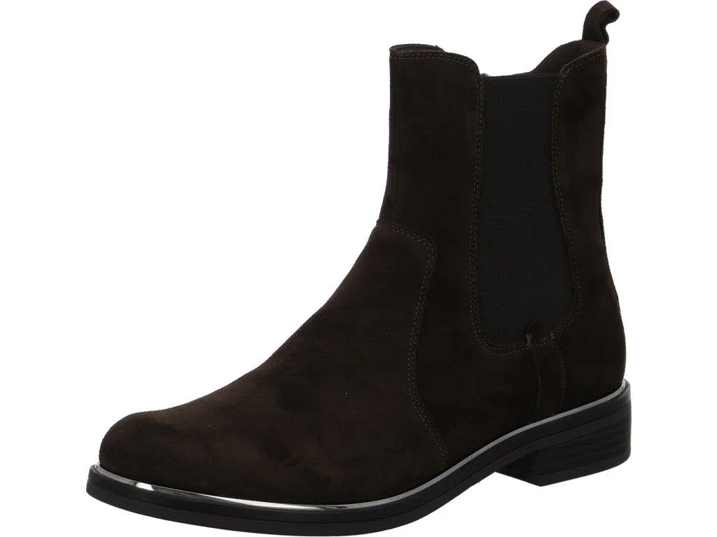 Caprice Damen Stiefeletten 9-25304-41-342 9-25304-41 dk brown suede G (normal)