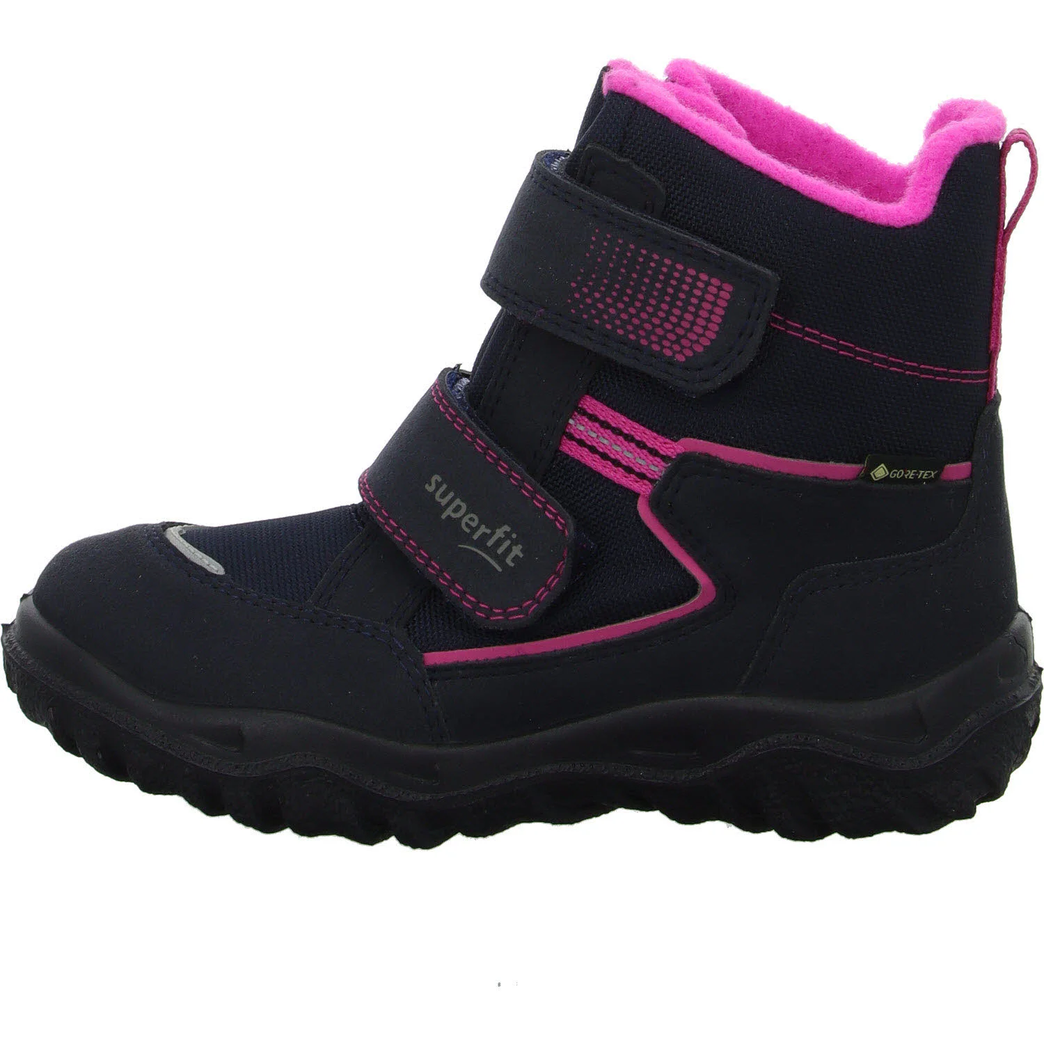 Element 6 von 8 (Bild) – Superfit Kinder Winterstiefel 1-006082-8020 Husky blau/pink WMS mittel