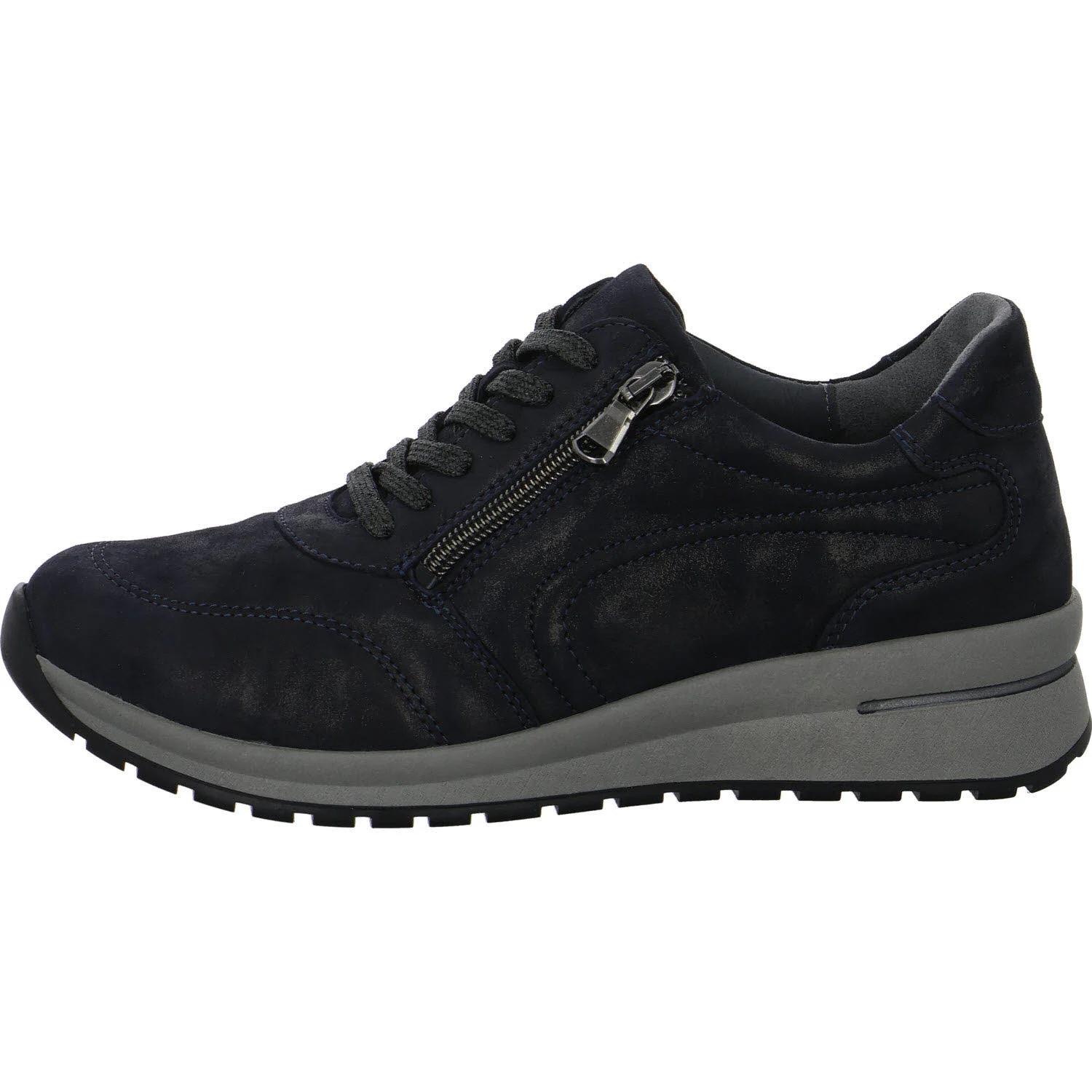 Waldläufer Damen Schnürschuhe 928002-192/217 H-Inessa marine H (weit)