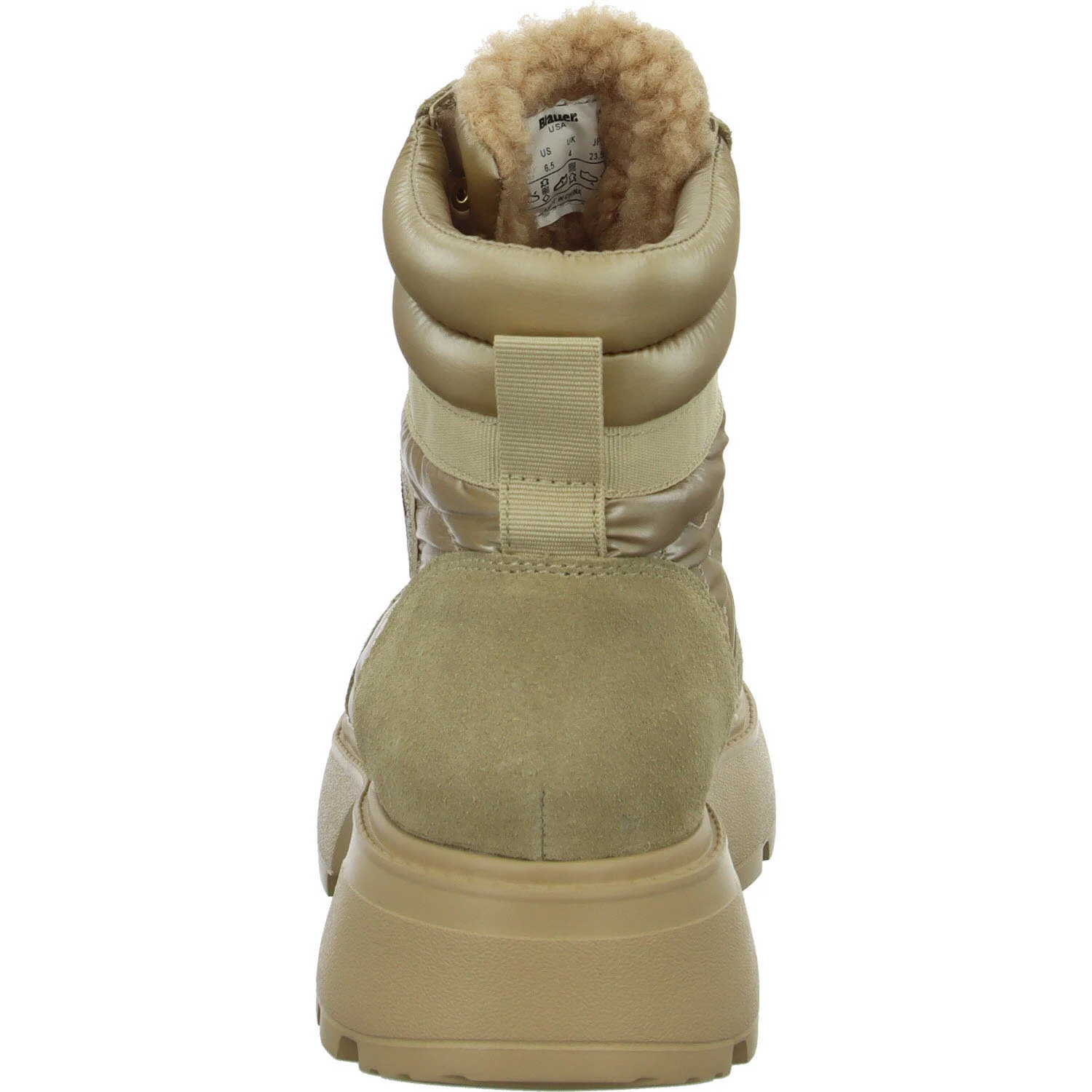 Blauer Damen Schnürstiefel warm F5BLANCA03/NYS BLANCA03 beige normal