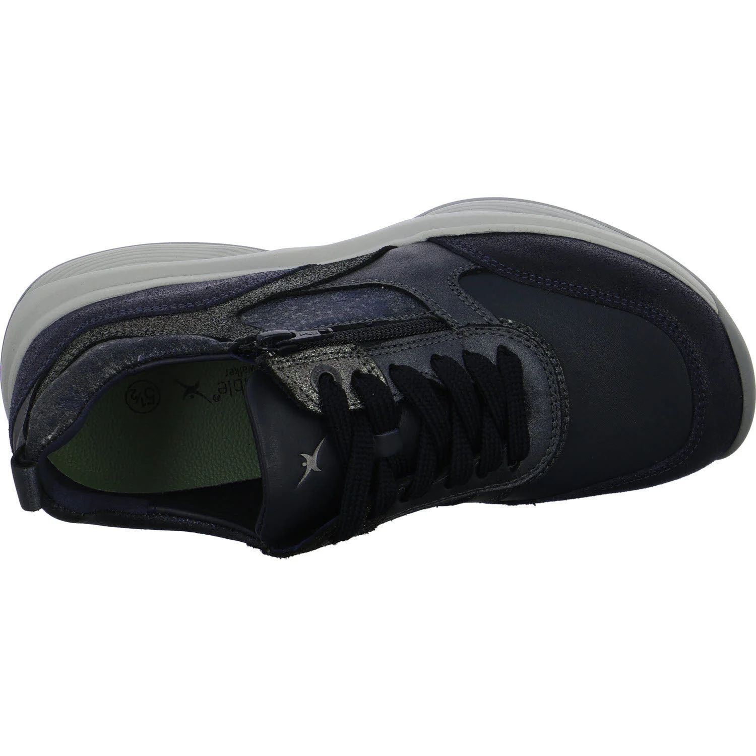 Xsensible Damen Schnürschuhe 32004.3/218-HX SWX19 navy combi HX (weit)