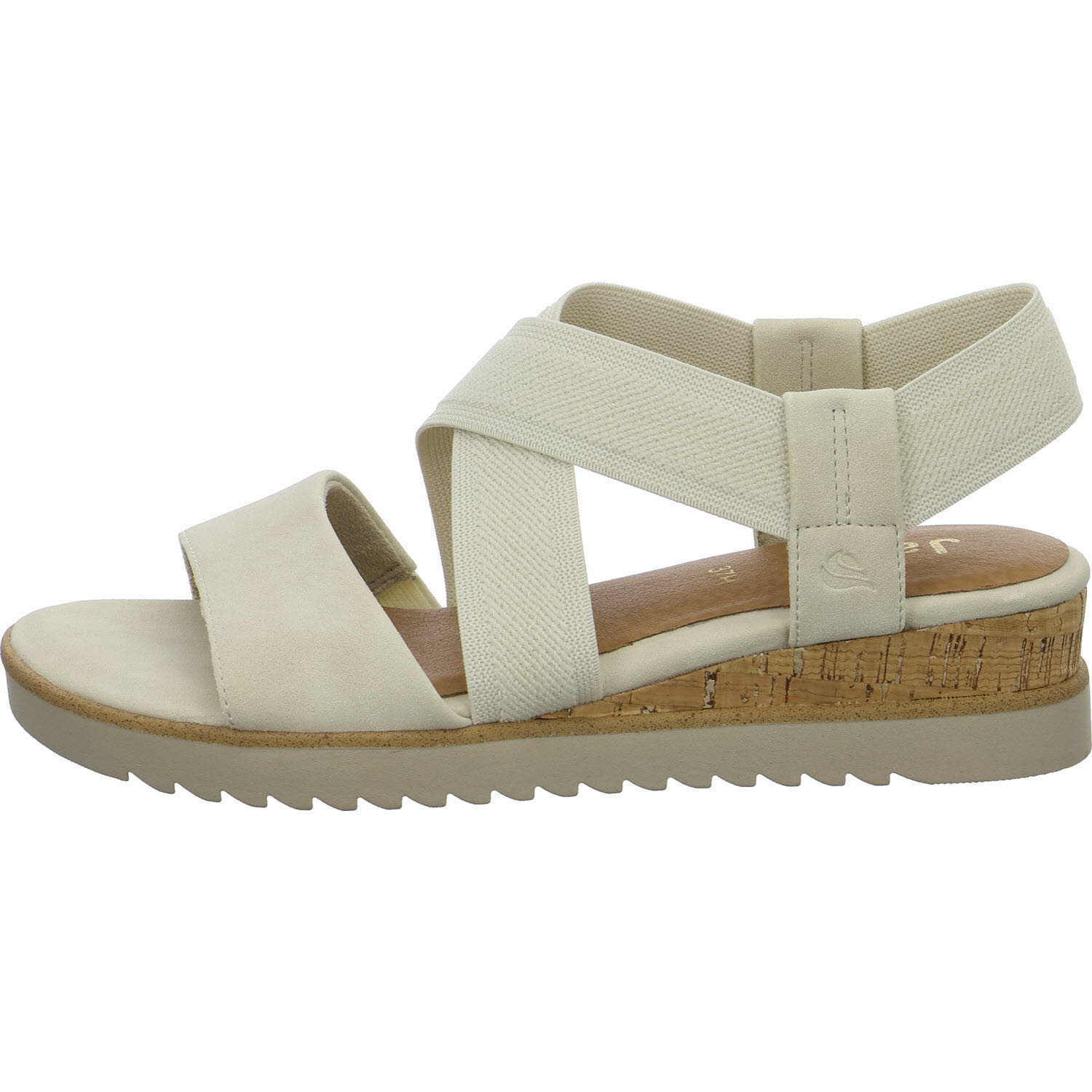Jana Damen Sandalen 8-28764-46/400 8-28764-46 beige H (weit)