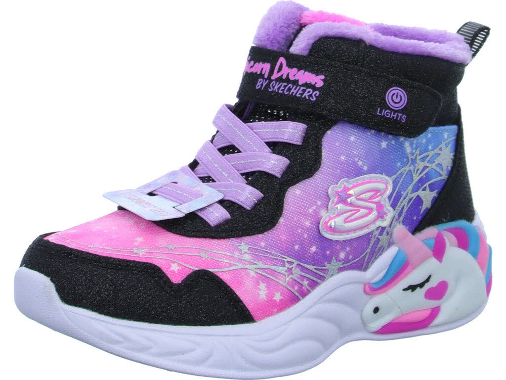 Element 1 von 8 (Bild) – Skechers Kinder Winterstiefel 303057L BKMT S-Lights: Unicorn Dreams - Magical Cove black/multi normal
