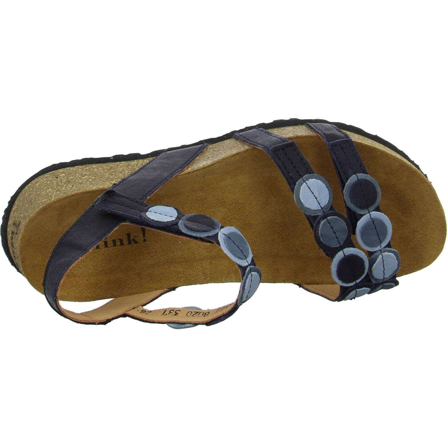 Element 8 von 8 (Bild) – Think Damen Sandalen 3-000322-8020 KOAK navi/kombi F 1/2 (normal)