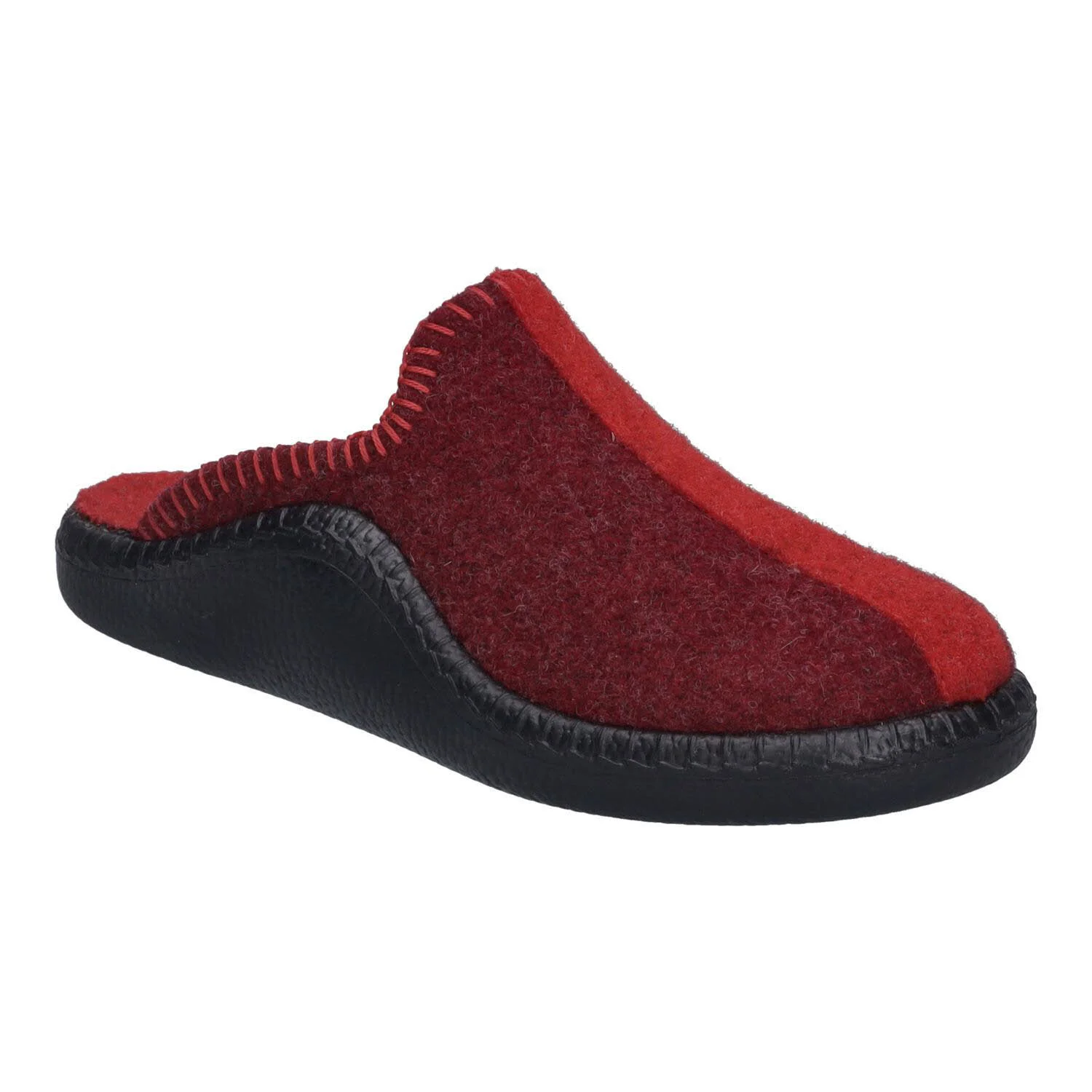 Josef Seibel Damen Sommerpantoffel 54702TE432/411 Monaco Damen 62 bordeaux-kombi normal