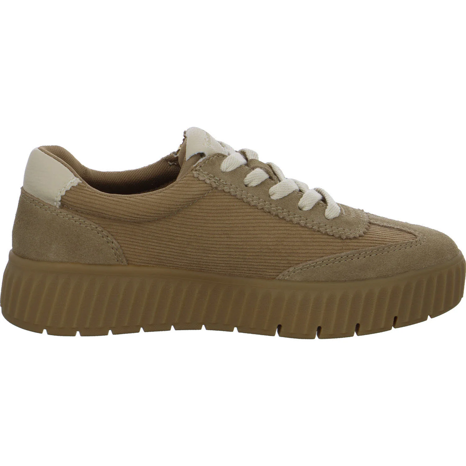 Tamaris Comfort Damen Schnürschuhe 8-83739-47/321 8-83739-47 camel/cord weit