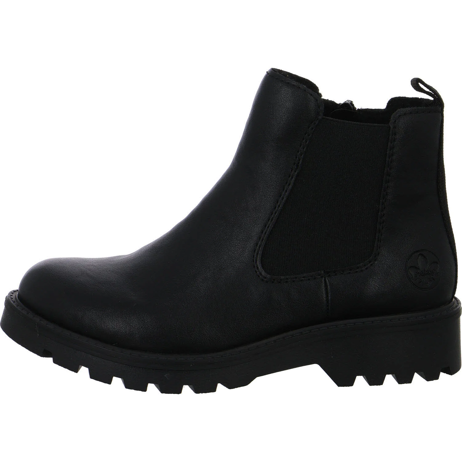 Element 6 von 8 (Bild) – Rieker Damen Stiefelette warm 73250-01 73250 schwarz F 1/2 (normal)