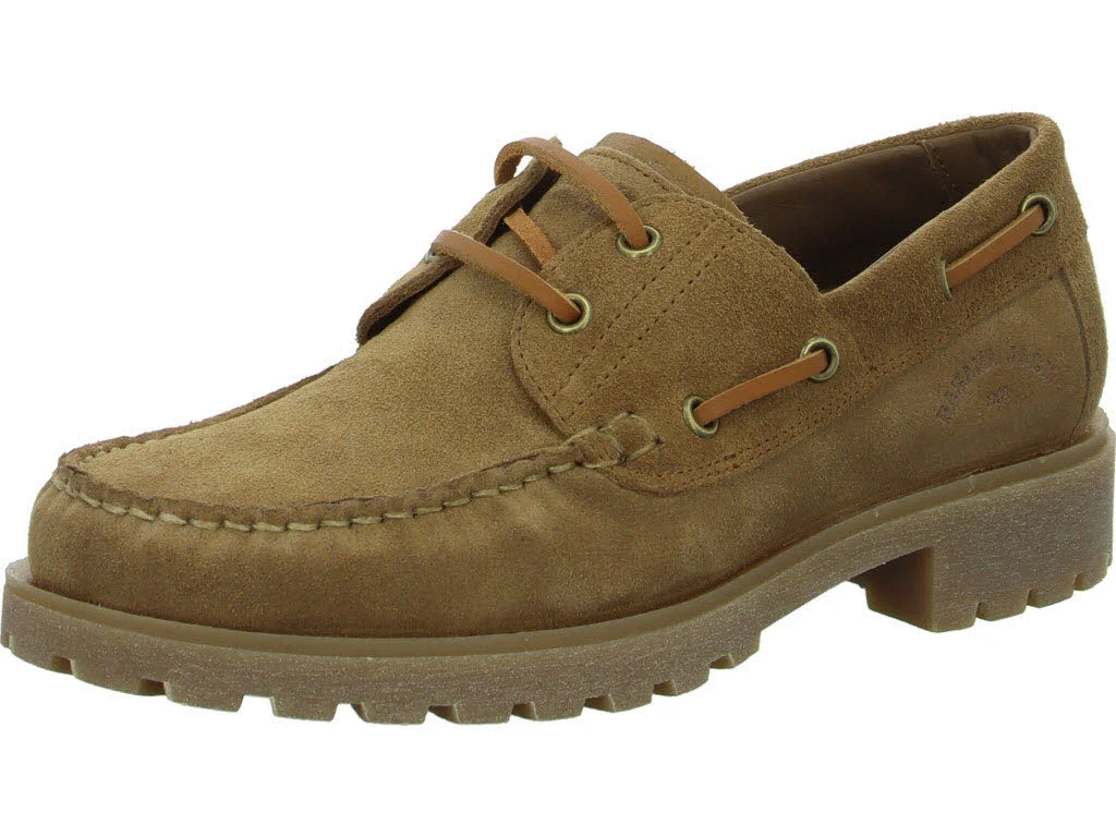 Panama Jack Damen Schnürschuhe Boat B14 Boat cuero/bark normal