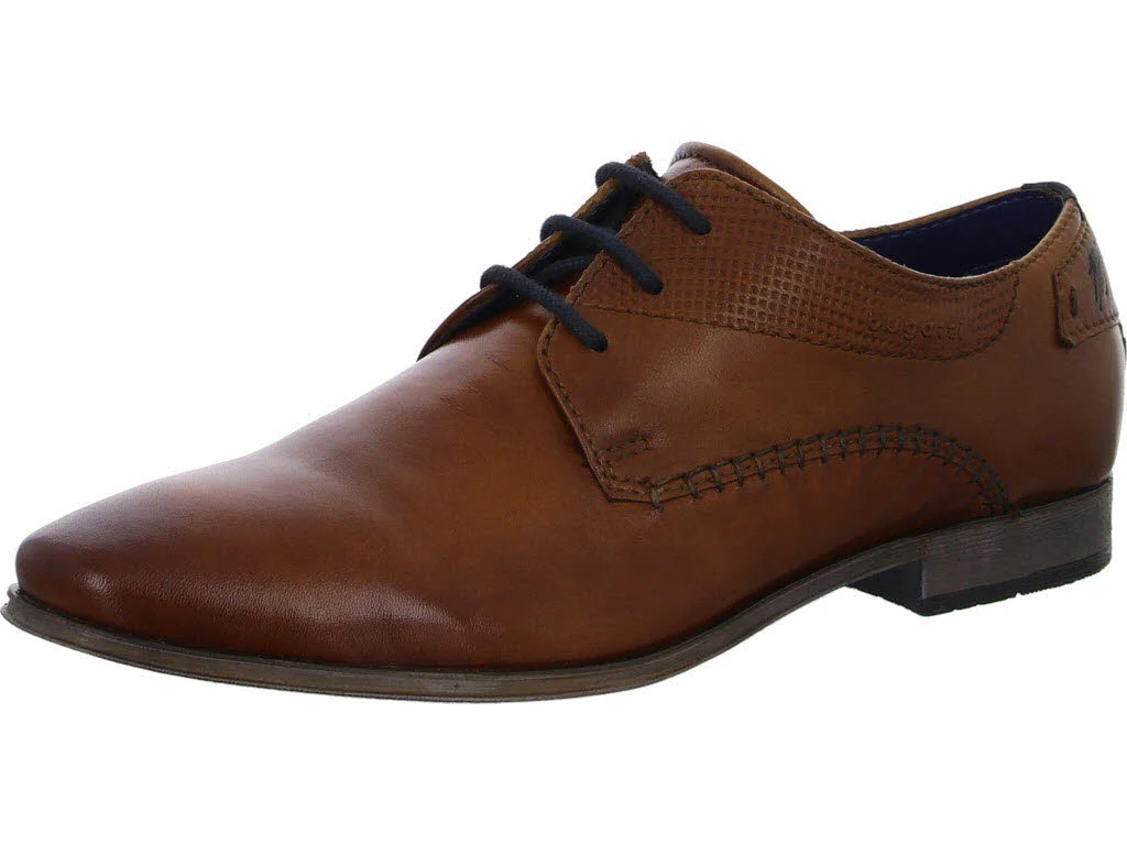 Element 1 von 8 (Bild) – Bugatti men Herren Schnürschuhe 312420054100-6300 Morino cognac normal