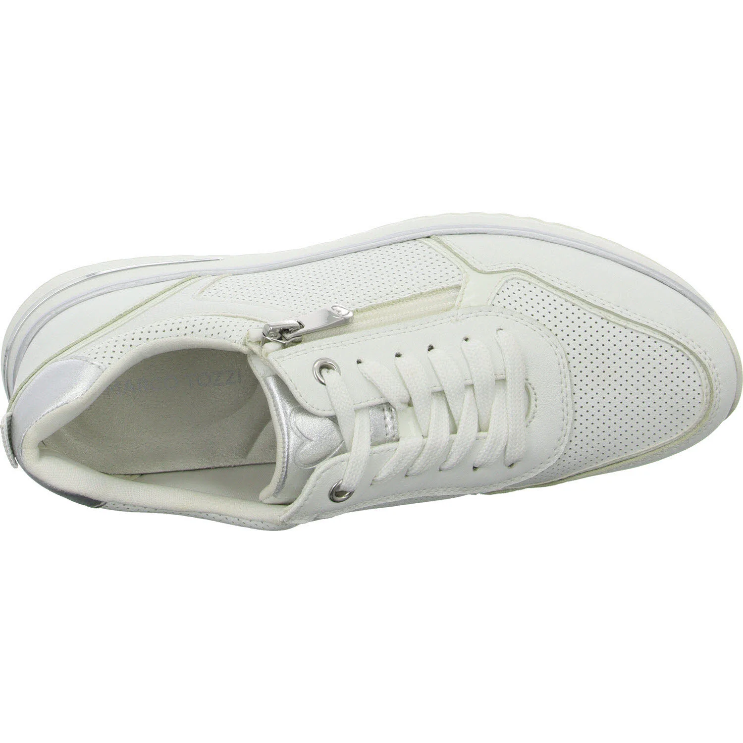 Element 8 von 8 (Bild) – Marco Tozzi Damen Schnürschuhe 2-23770-44/197 2-23770-44 white comb normal
