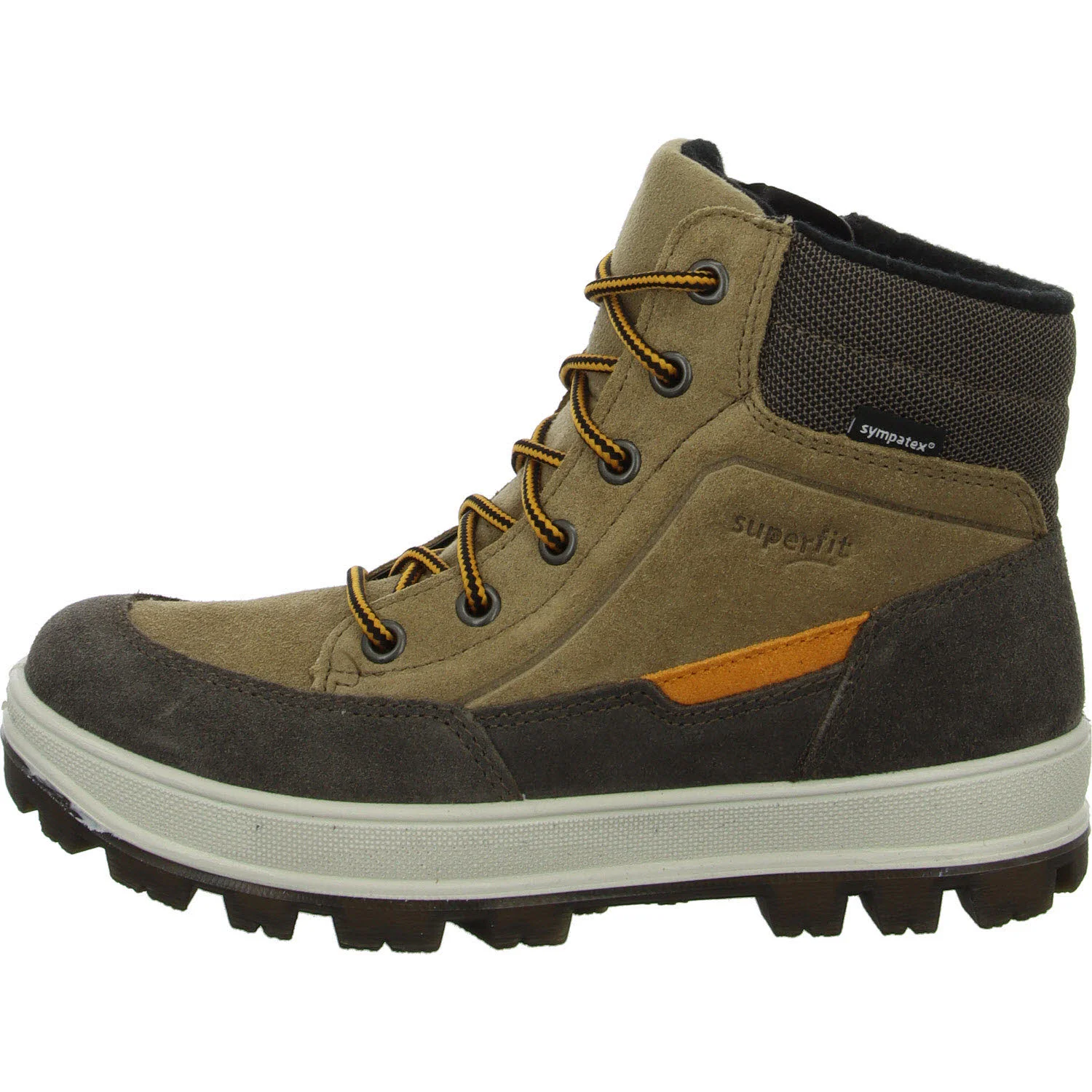 Superfit Kinder Schnürstiefel 1-800478-3000 Tedd braun/orange WMS weit