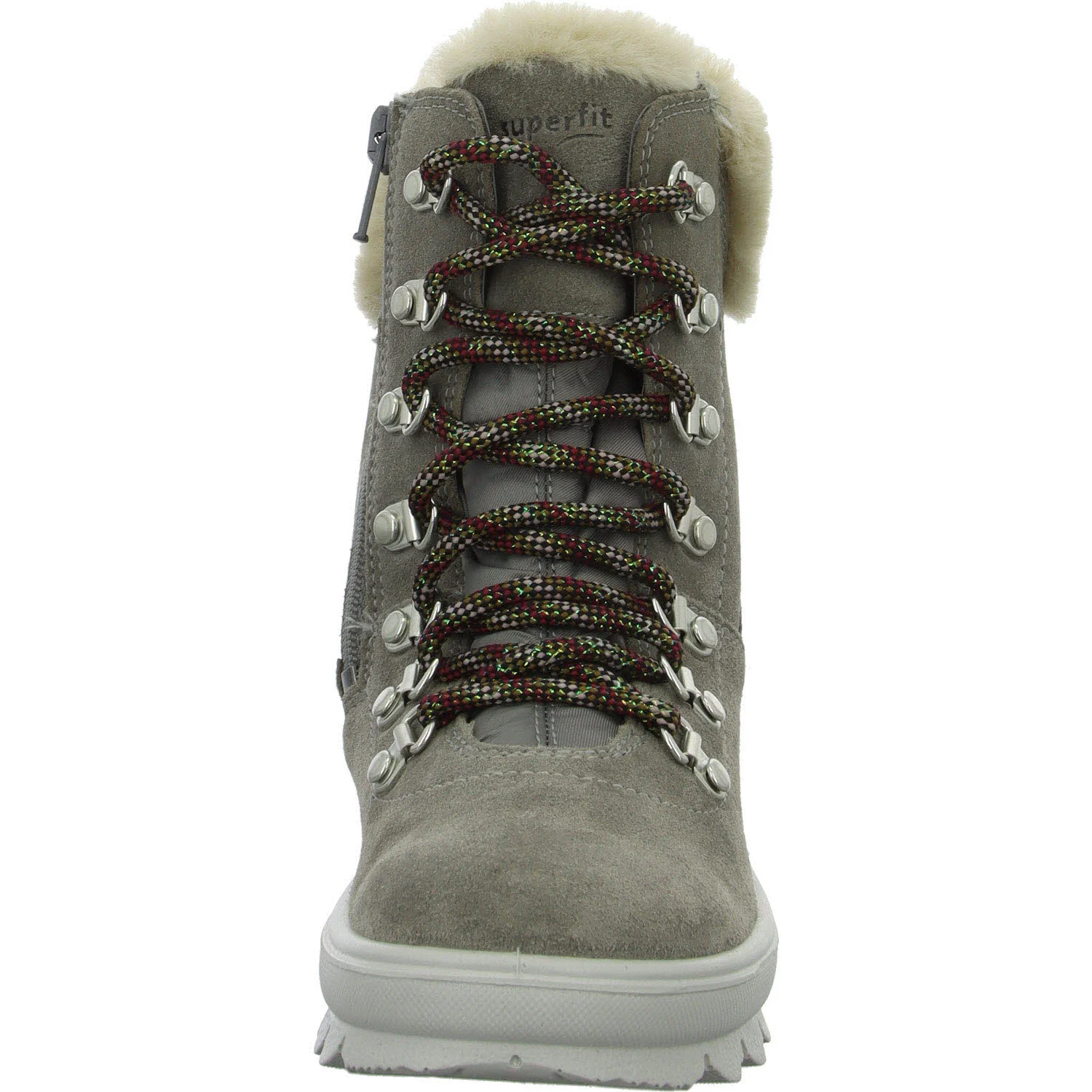 Superfit Kinder Schnürstiefel 1-000220-2020 Flavia grau WMS mittel