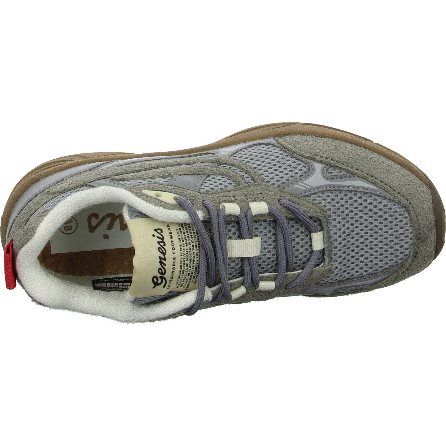 Genesis Damen Schnürschuhe 1005977 G-Eco`99 Dark Sole grey/grey normal