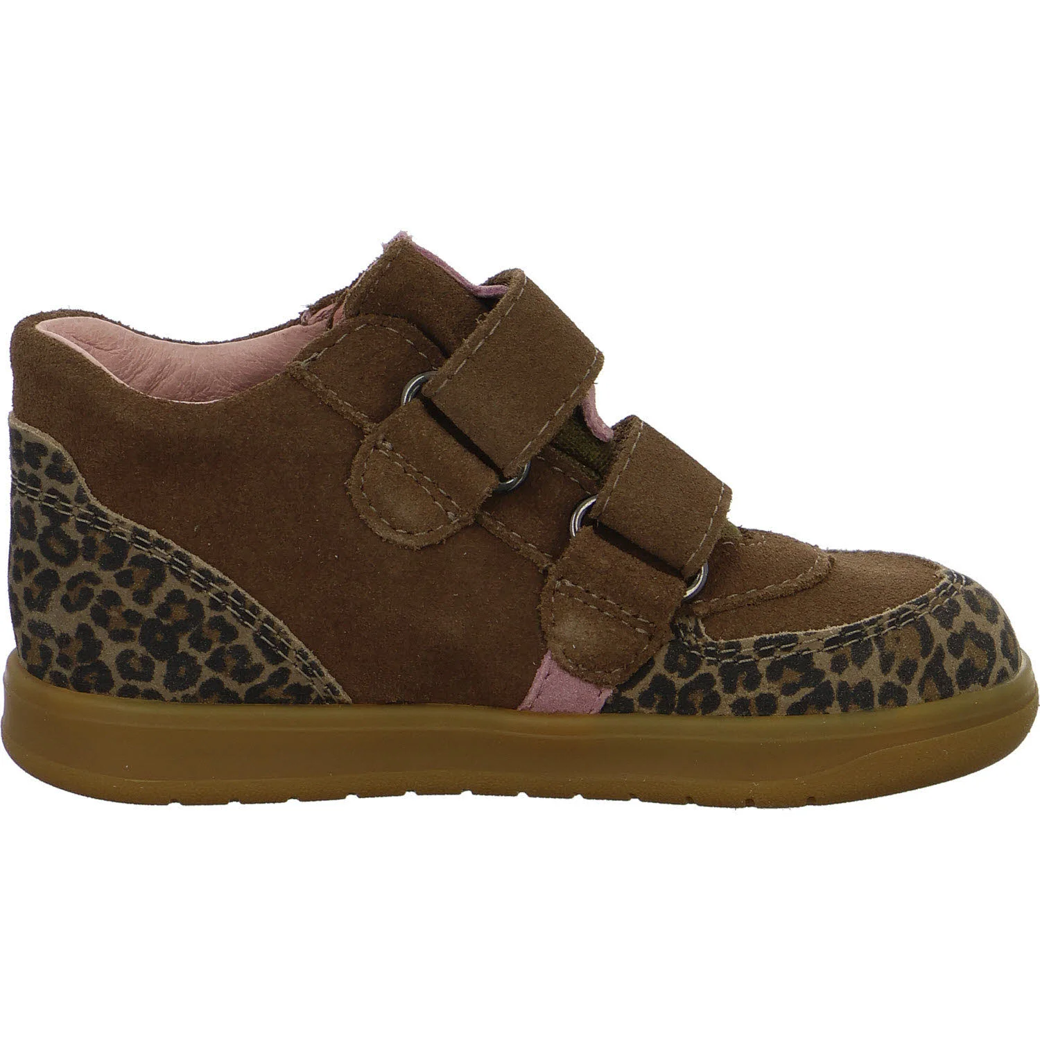 Ricosta Kinderschuh zum Schlupfen 50 2402802/270 Nero kastanie/rosa WMS mittel