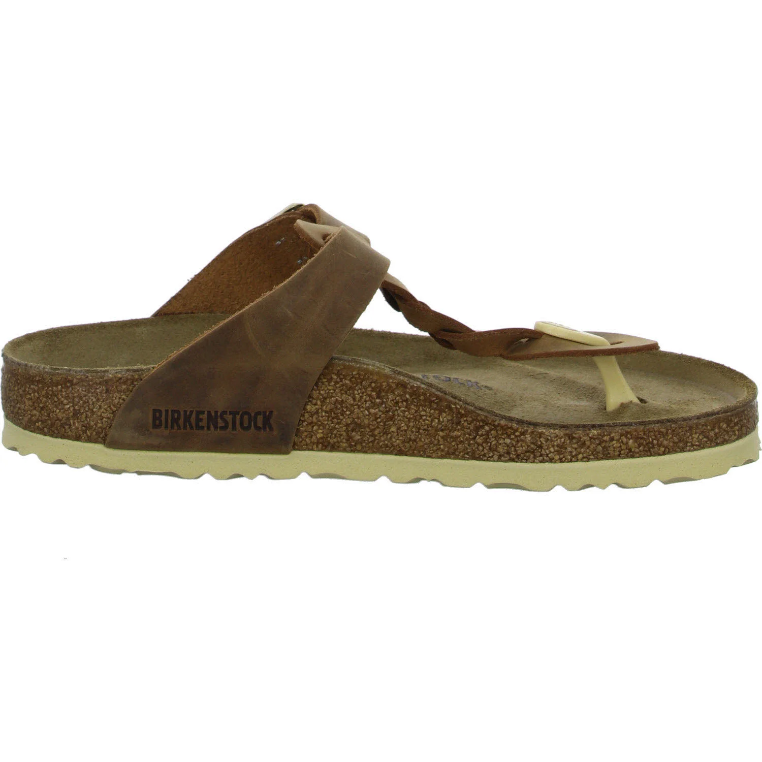 Element 7 von 8 (Bild) – BIRKENSTOCK Pantoletten 1021355 Gizeh Braided cognac normal