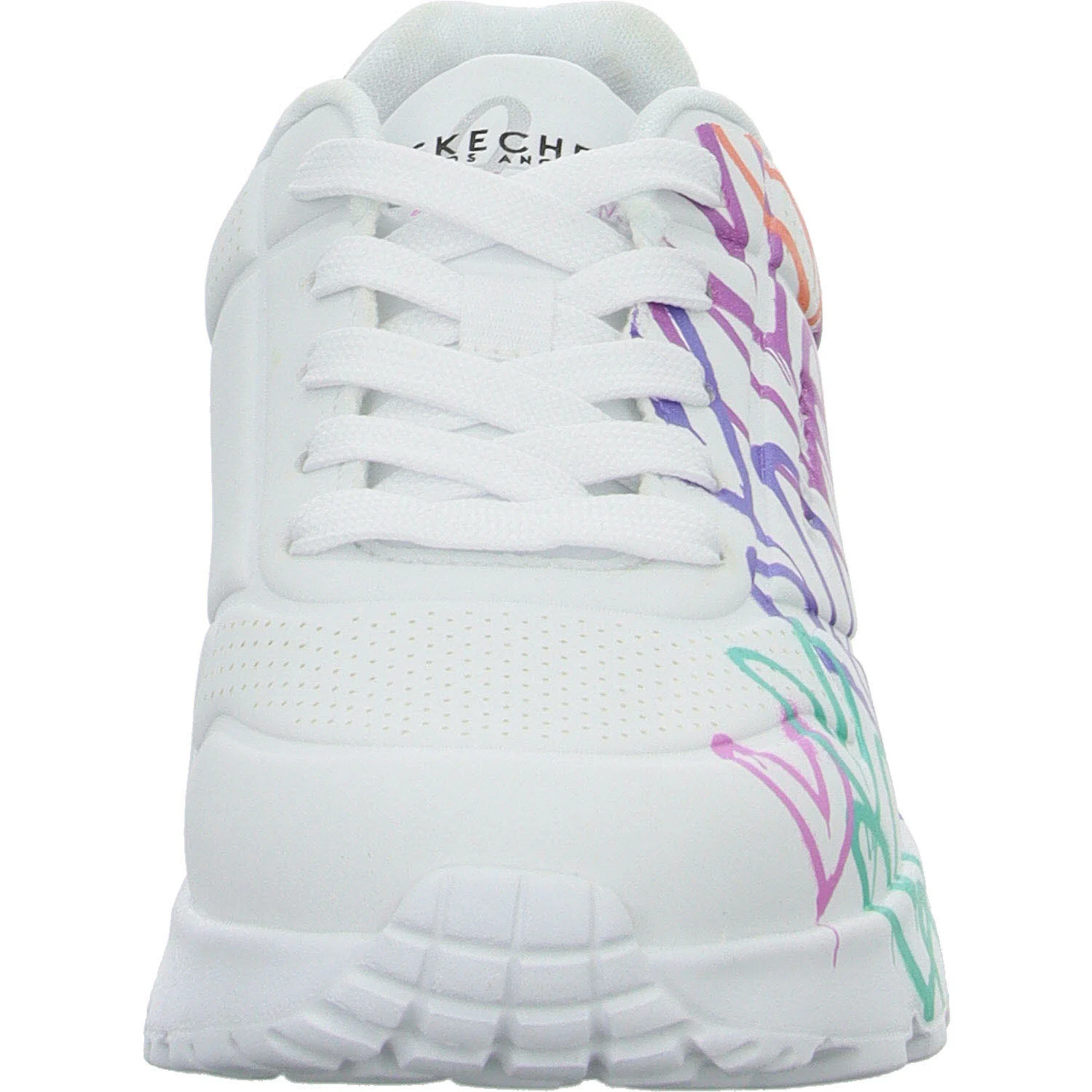 Skechers Kinder Halbschuhe zum Schnüren 314098L WMLT UNO Lite - Metallic Joy white/multi normal