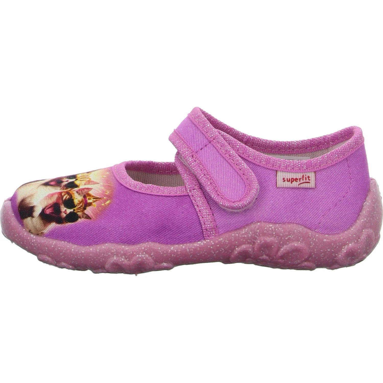 Superfit Kinder Hausschuhe 1-000281-5550 Bonny rosa/mehrfarbig WMS mittel