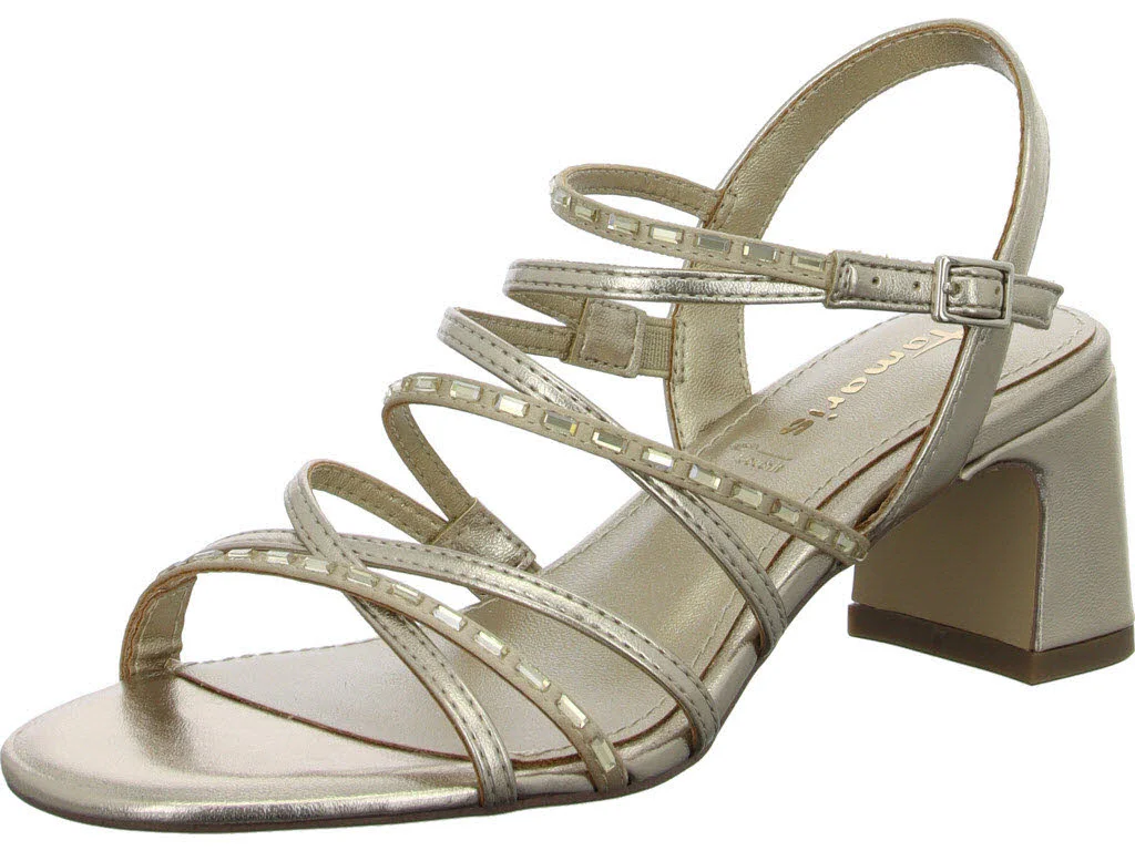 Element 1 von 8 (Bild) – Tamaris Damen Sandalen 1-28329-46/933 1-28329-46 light gold normal