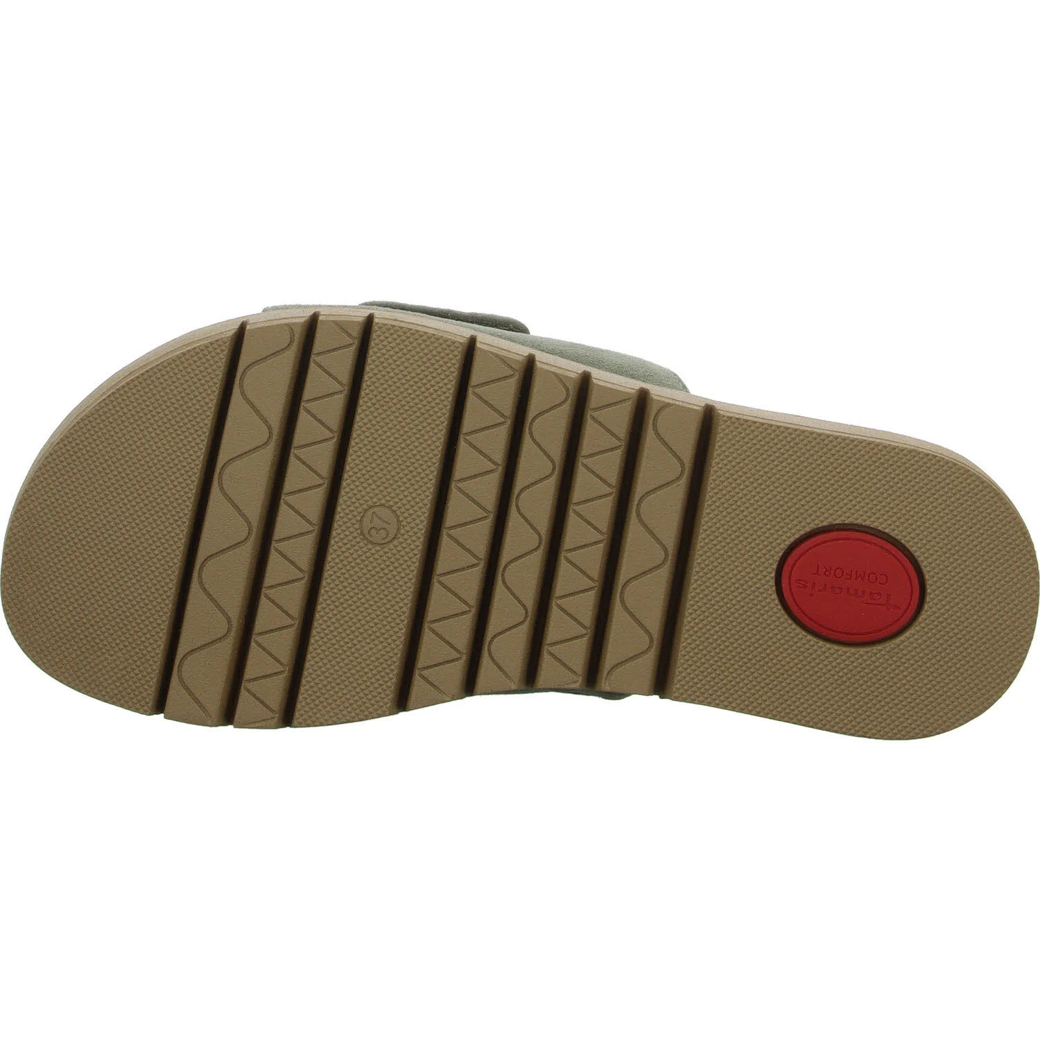 Tamaris Comfort Damen Pantoletten 8-87106-42/701 8-87106-42 sage normal