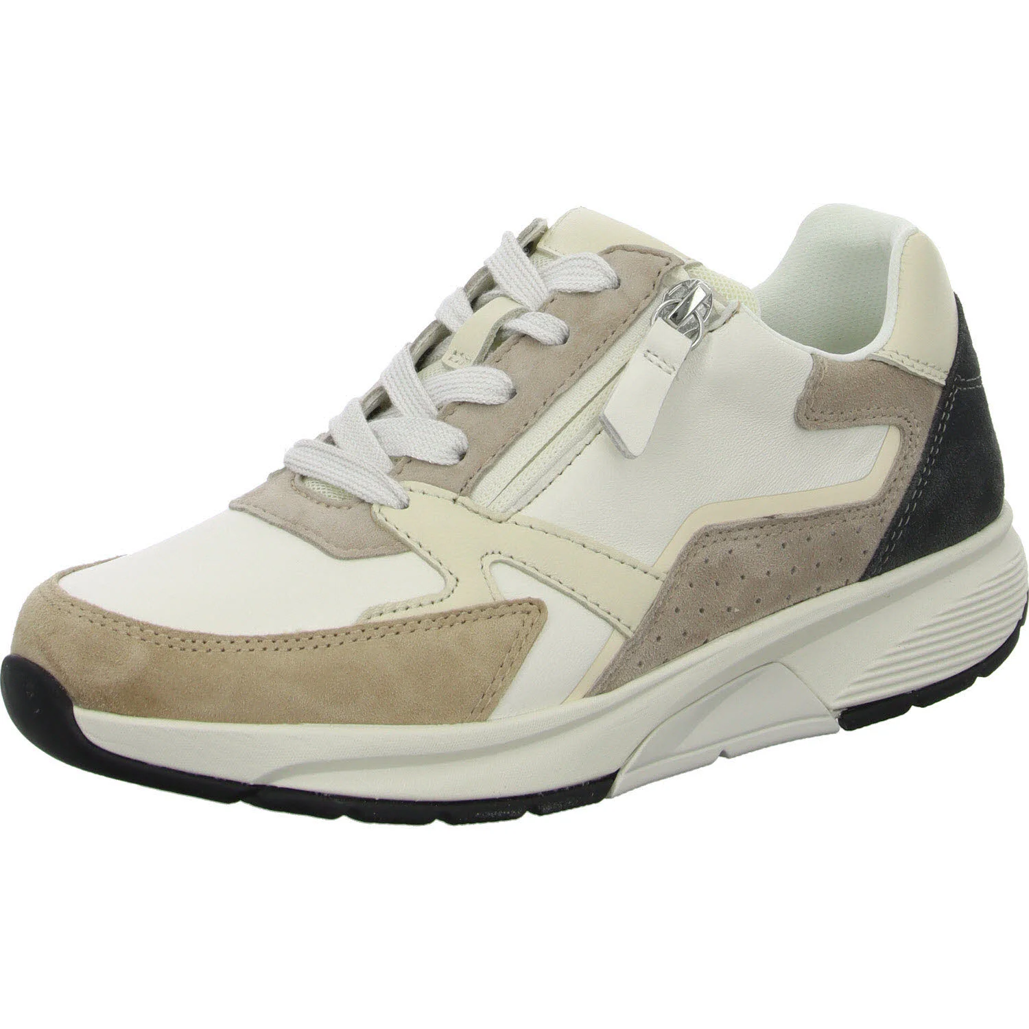 Element 2 von 8 (Bild) – Gabor Rollingsoft Damen Schnürschuhe 86.878.54 86.878 offwh/sand/dkgrey G (normal)
