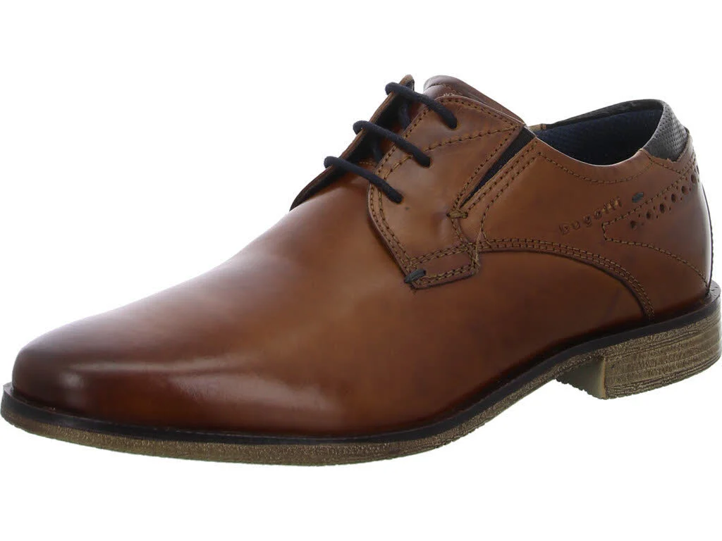 Bugatti men Herren Schnürschuhe 311251011100-6300 Nicolo ExKo cognac normal